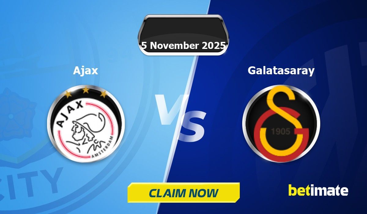 Ajax vs Galatasaray Förutsägelser | Experttips & Statistik 05 Nov 2025