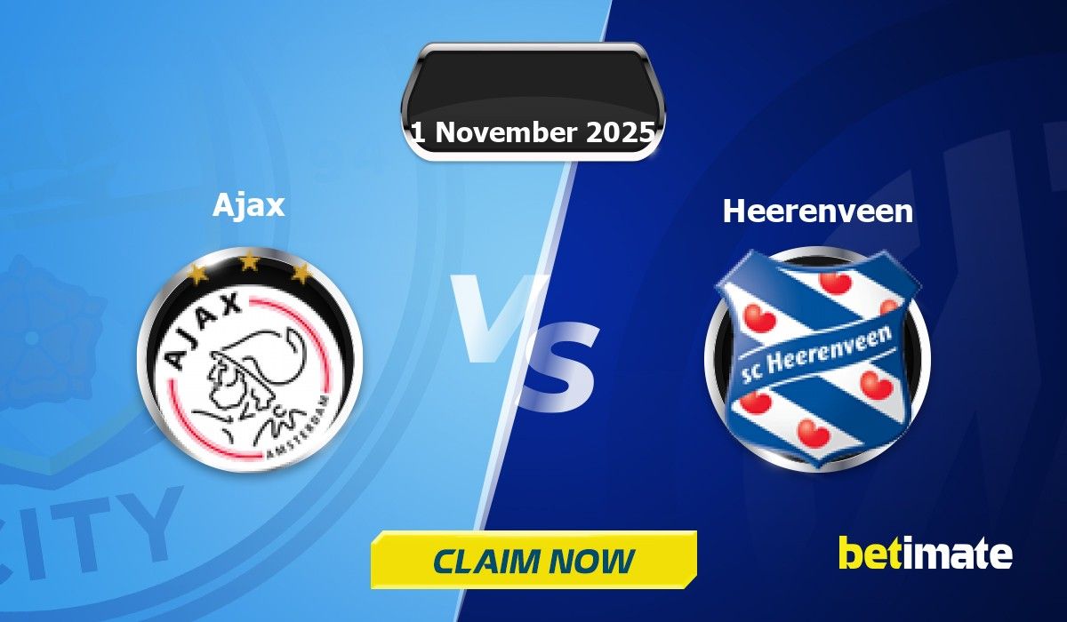 Ajax vs Heerenveen Predictions | Expert Betting Tips & Stats 01 Nov 2025