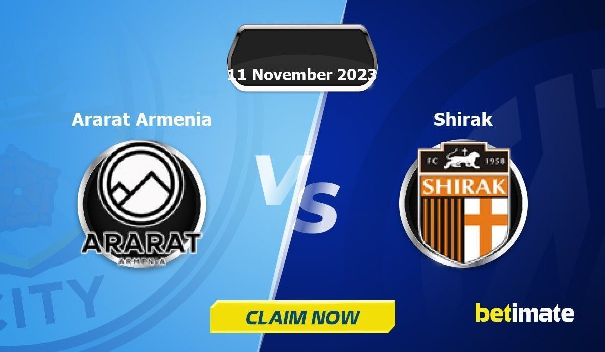 Ararat Armenia vs Shirak Predictions 11/11/2023