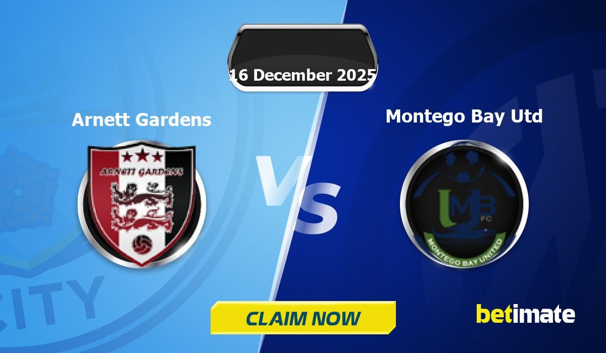 Arnett Gardens vs Montego Bay Utd Predictions | Expert Betting Tips & Stats