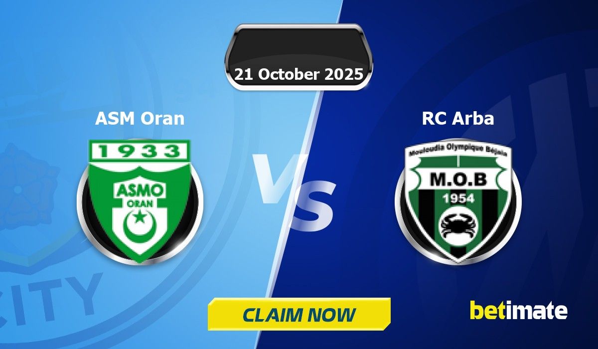 ASM Oran vs RC Arba Predictions | Expert Betting Tips & Stats 21 Oct 2025