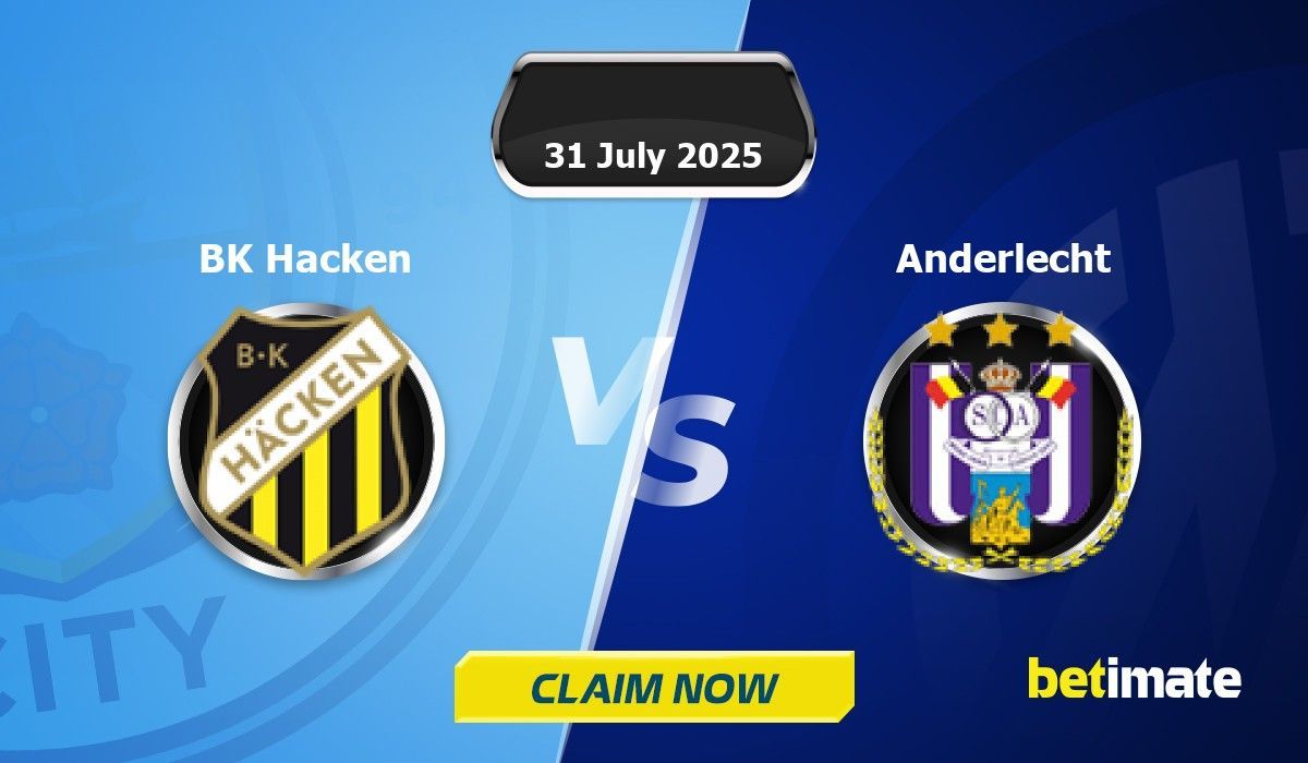 BK Hacken vs Anderlecht Predictions | Expert Betting Tips & Stats