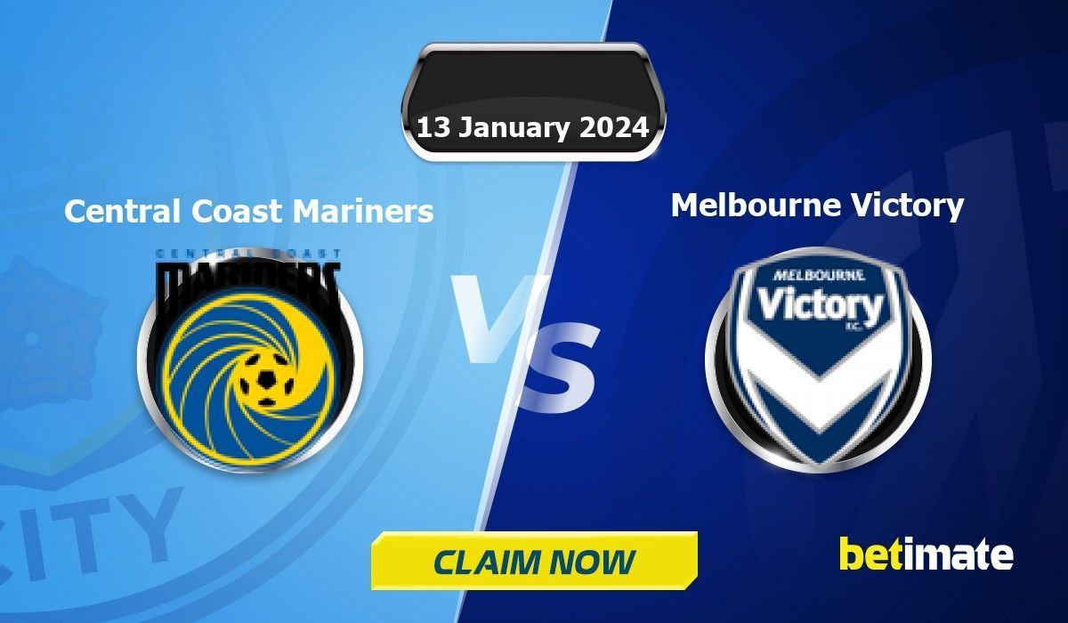 Central Coast Mariners vs Melbourne Victory Predictions 13/01/2024