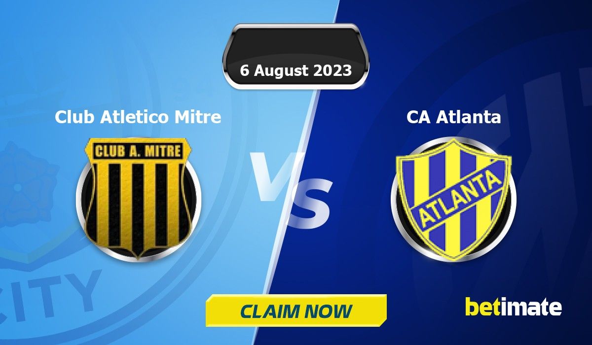 Club Atletico Mitre vs CA Atlanta» Predictions, Odds, Live Score & Stats