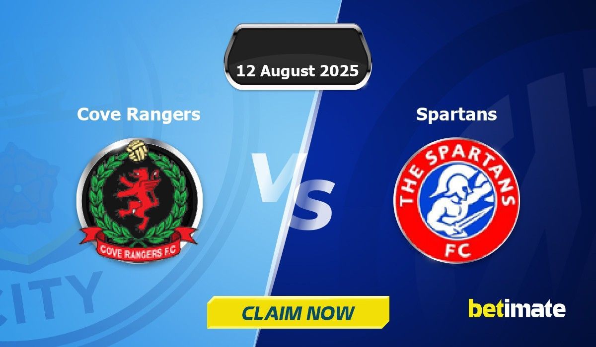 Cove Rangers Map Cove Rangers vs Spartans Predictions | Expert Betting Tips & Stats