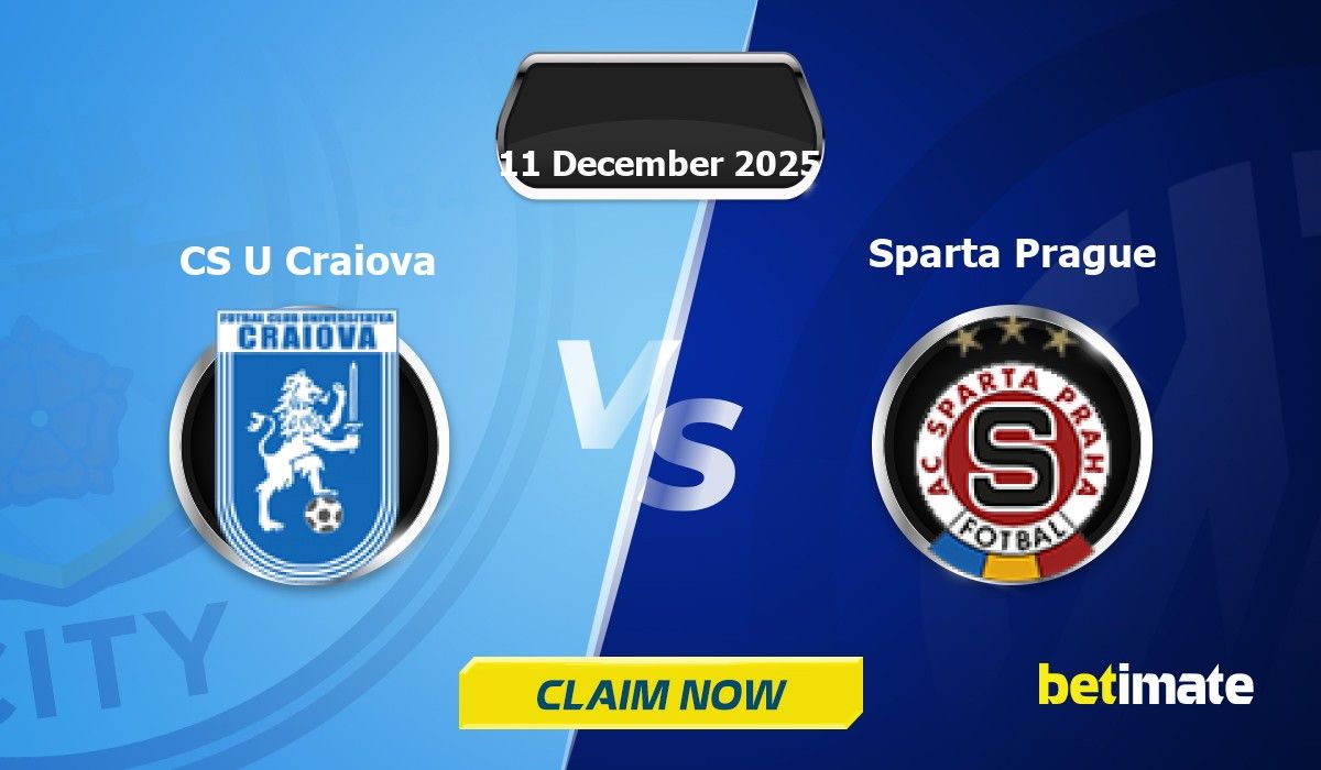 CS U Craiova vs Sparta Prague 예측 | 전문 베팅 팁 및 통계 11 Dec 2025