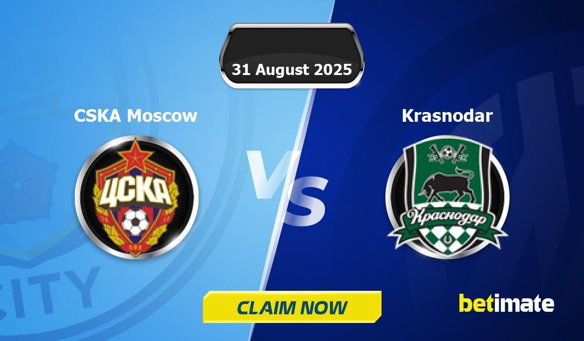 CSKA Moscow vs Krasnodar Predictions | Expert Betting Tips & Stats 31 ...