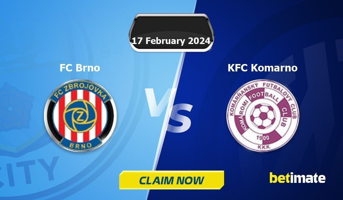 KFC Komarno vs FC Brno Predictions Expert Betting Tips & Stats 17 Feb