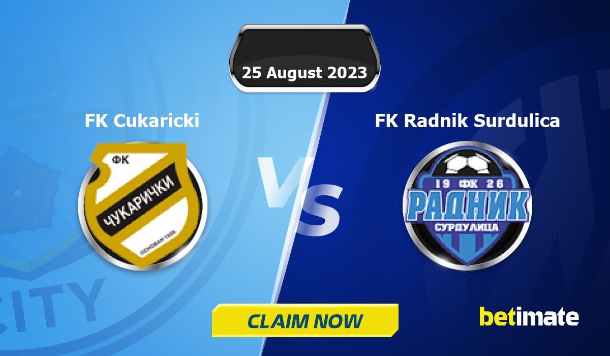 Čukarički vs Radnik Surdulica Pronostics de Football, 27/08/2023