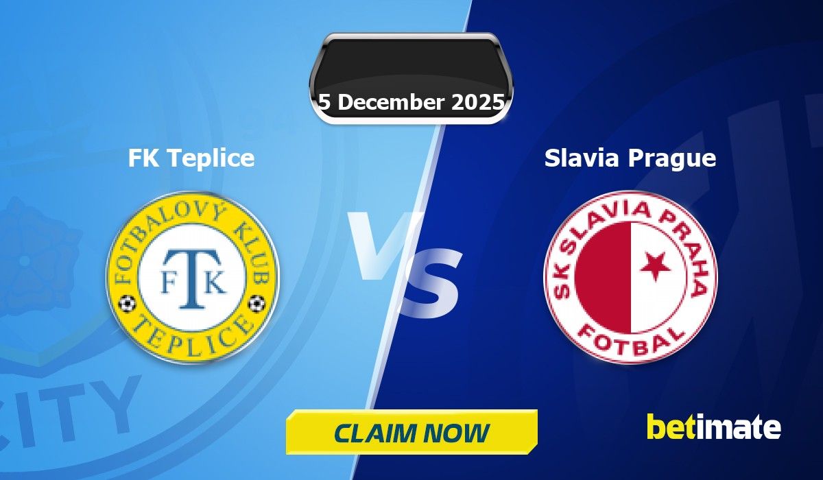 FK Teplice vs Slavia Prague Czechia First League 预测 - 赔率和投注技巧 05 Dec 2025