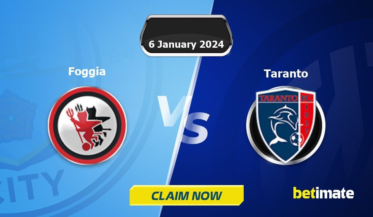 Giugliano vs. Foggia - 12 January 2024 - Soccerway