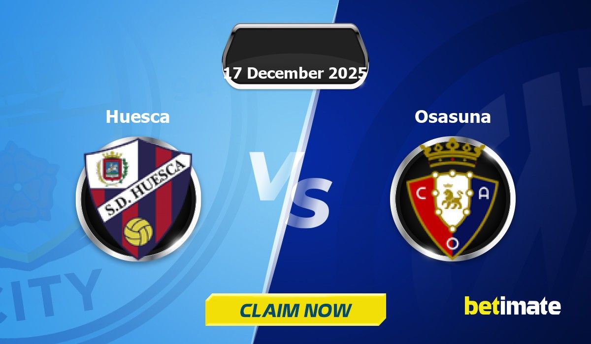 Huesca vs Osasuna Predictions | Expert Betting Tips & Stats 17 Dec 2025