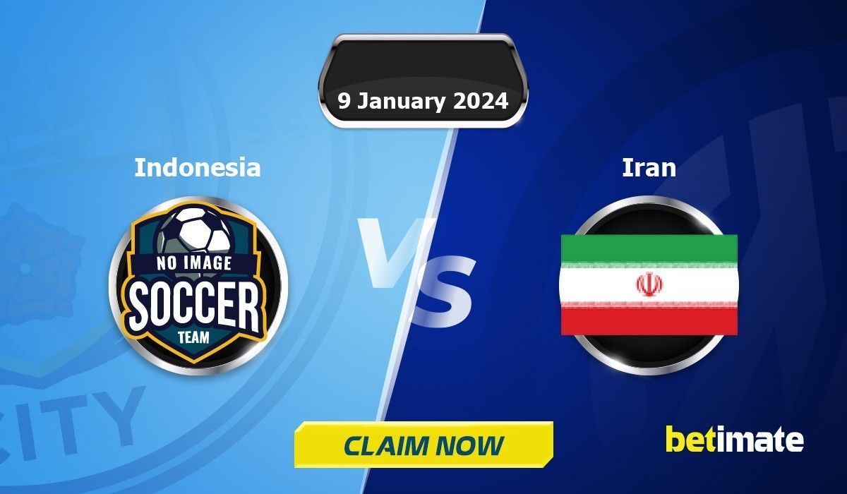 Indonesia vs Iran Predictions 09/01/2024