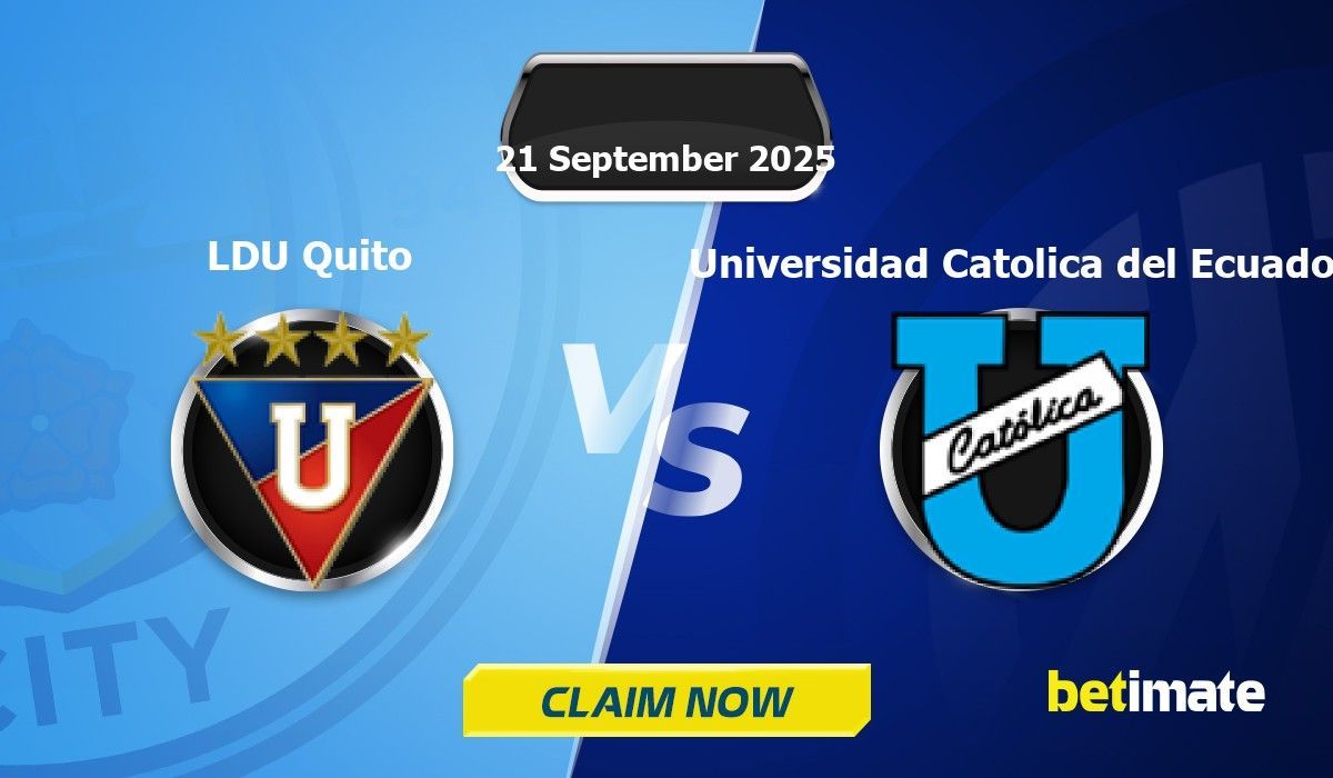 Predicciones de LDU Quito vs Universidad Catolica del Ecuador