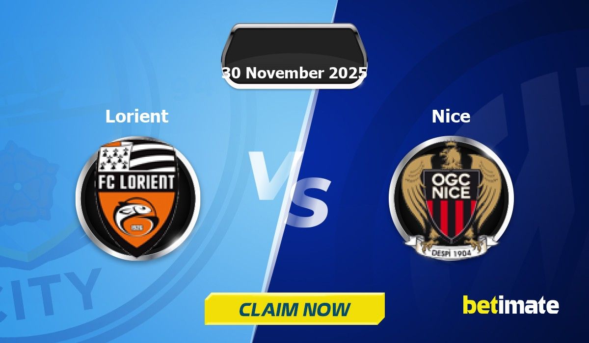 Lorient vs Nice Predictions | Expert Betting Tips & Stats 30 Nov 2025
