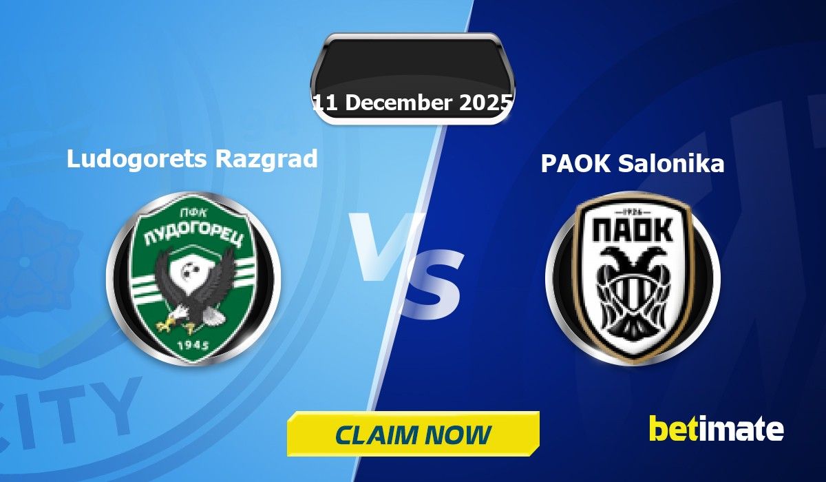 Ludogorets Razgrad vs PAOK Salonika Predictions | Expert Betting Tips ...