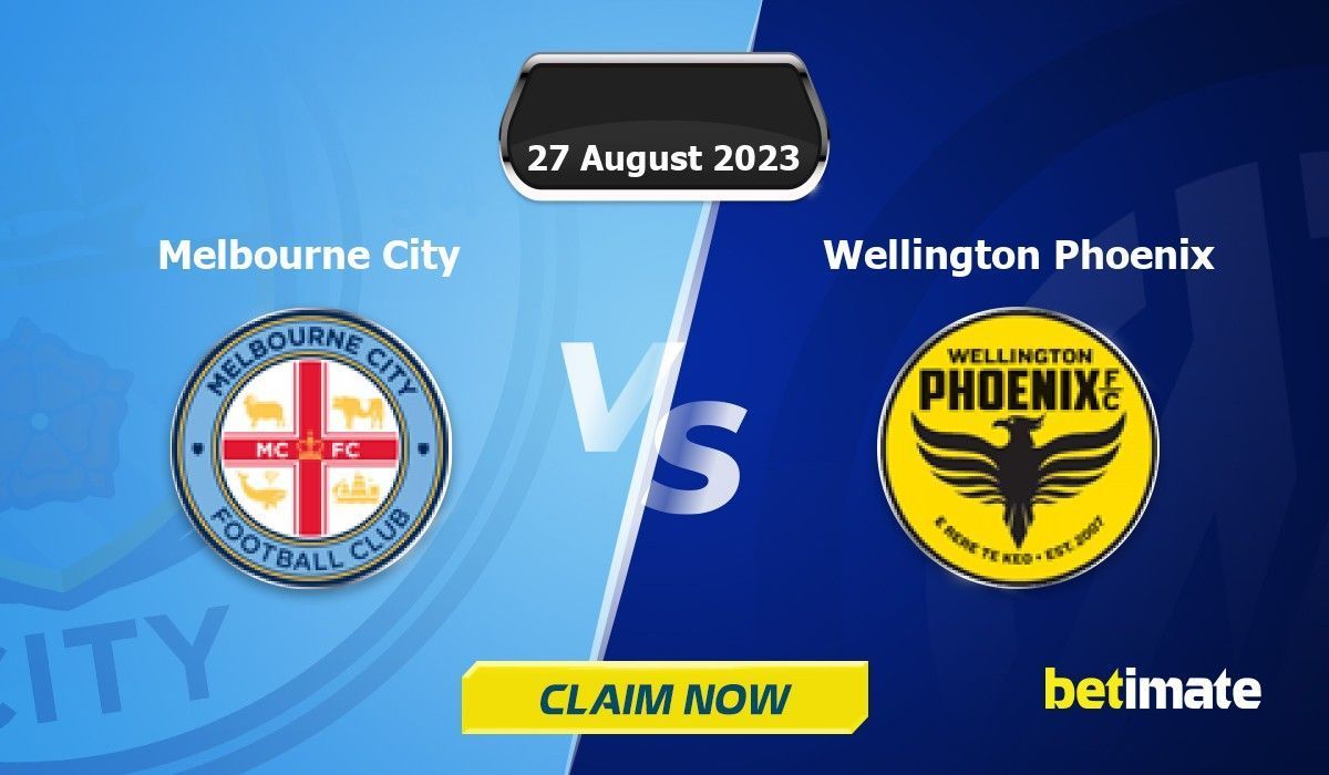 Melbourne City vs Wellington Phoenix Prediction, Odds & Betting Tips  27/08/2023