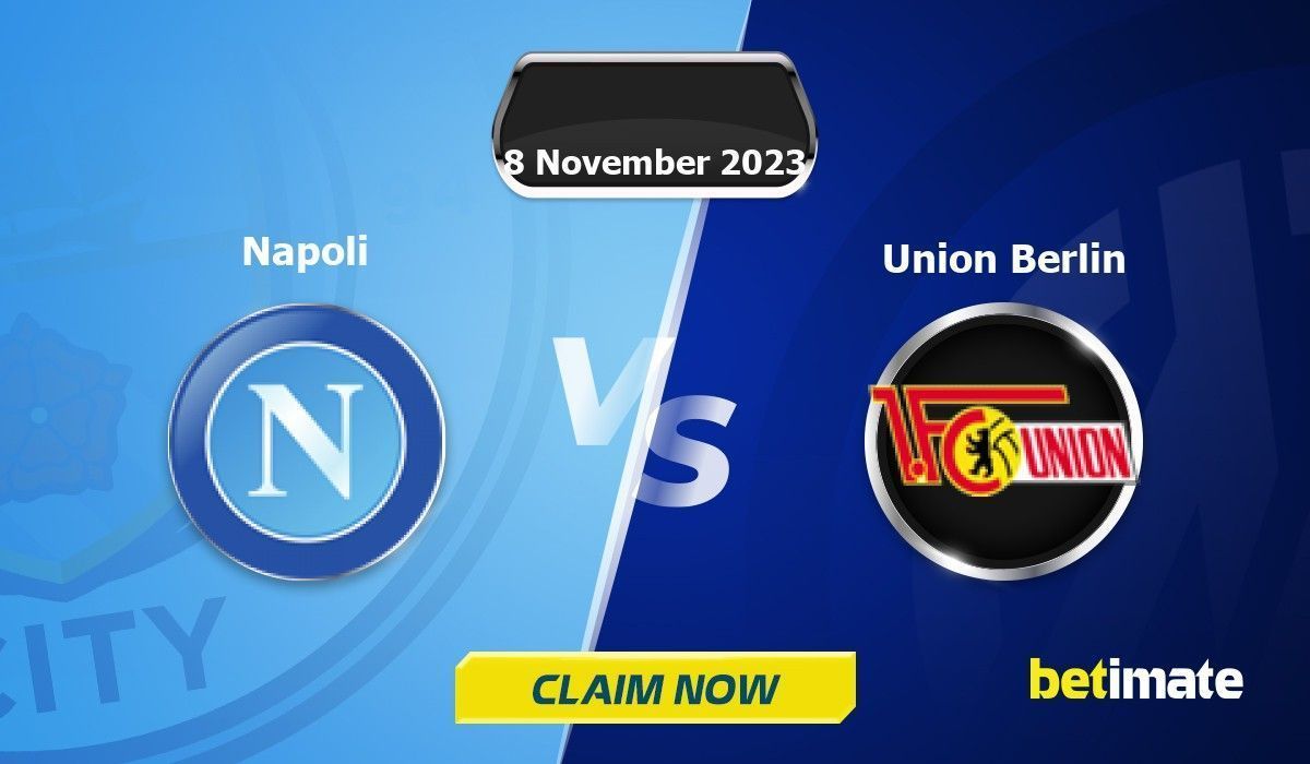 Napoli vs Union Berlin Förutsägelser Experttips & Statistik 08 Nov 2023 Napoli vs Union Berlin Förutsägelser Experttips & Statistik 08 Nov 2023