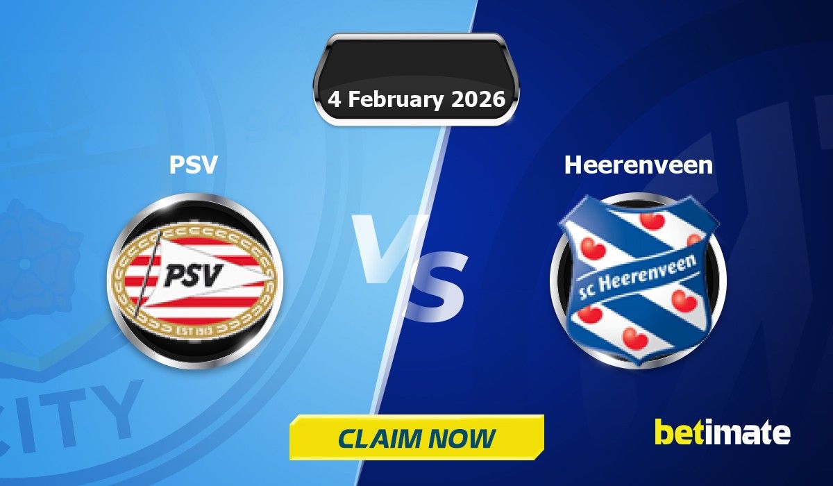 PSV vs Heerenveen Predictions | Expert Betting Tips & Stats 04 Feb 2026