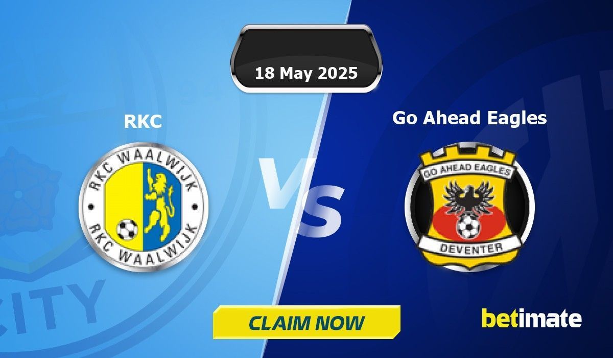 RKC vs Go Ahead Eagles 예측 | 전문 베팅 팁 및 통계 18 May 2025