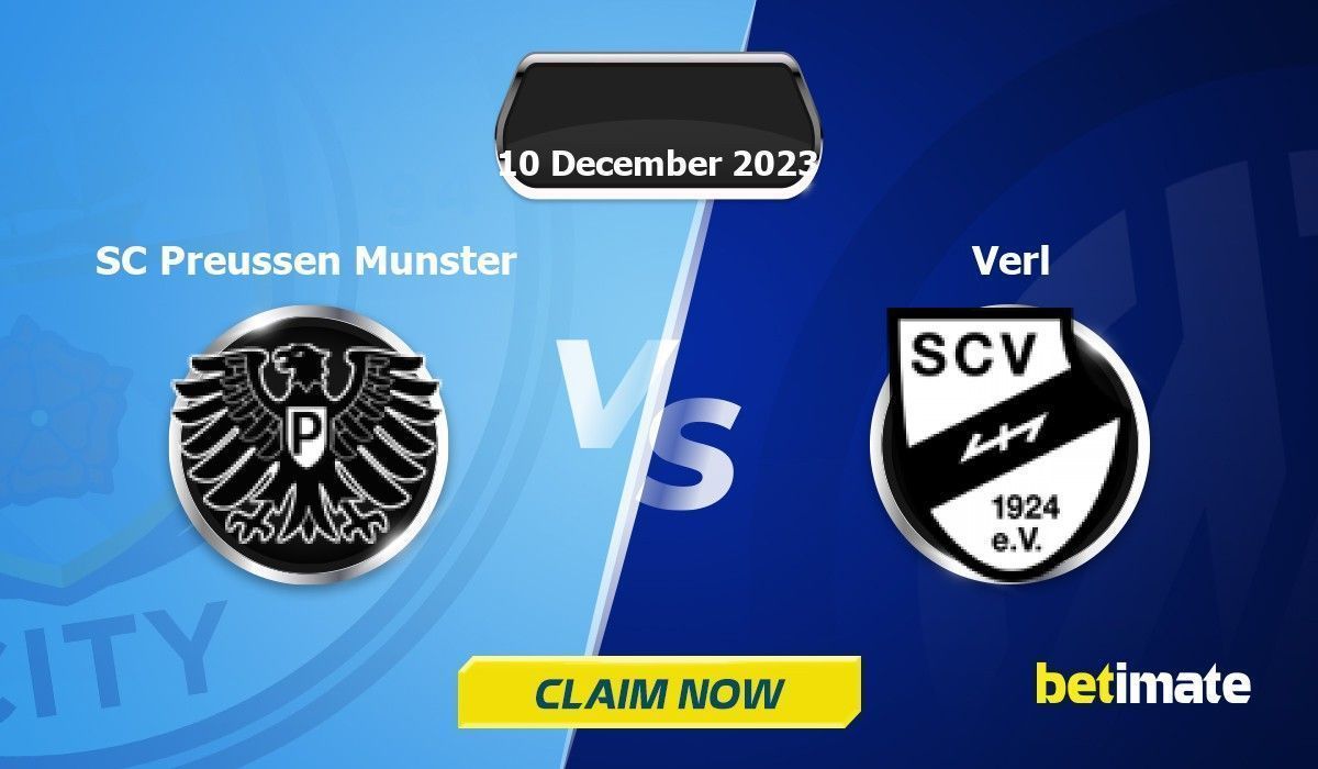 SC Preussen Munster vs Verl Vorhersagen ExpertenTipps & Statistiken SC Preussen Munster vs Verl Vorhersagen ExpertenTipps & Statistiken