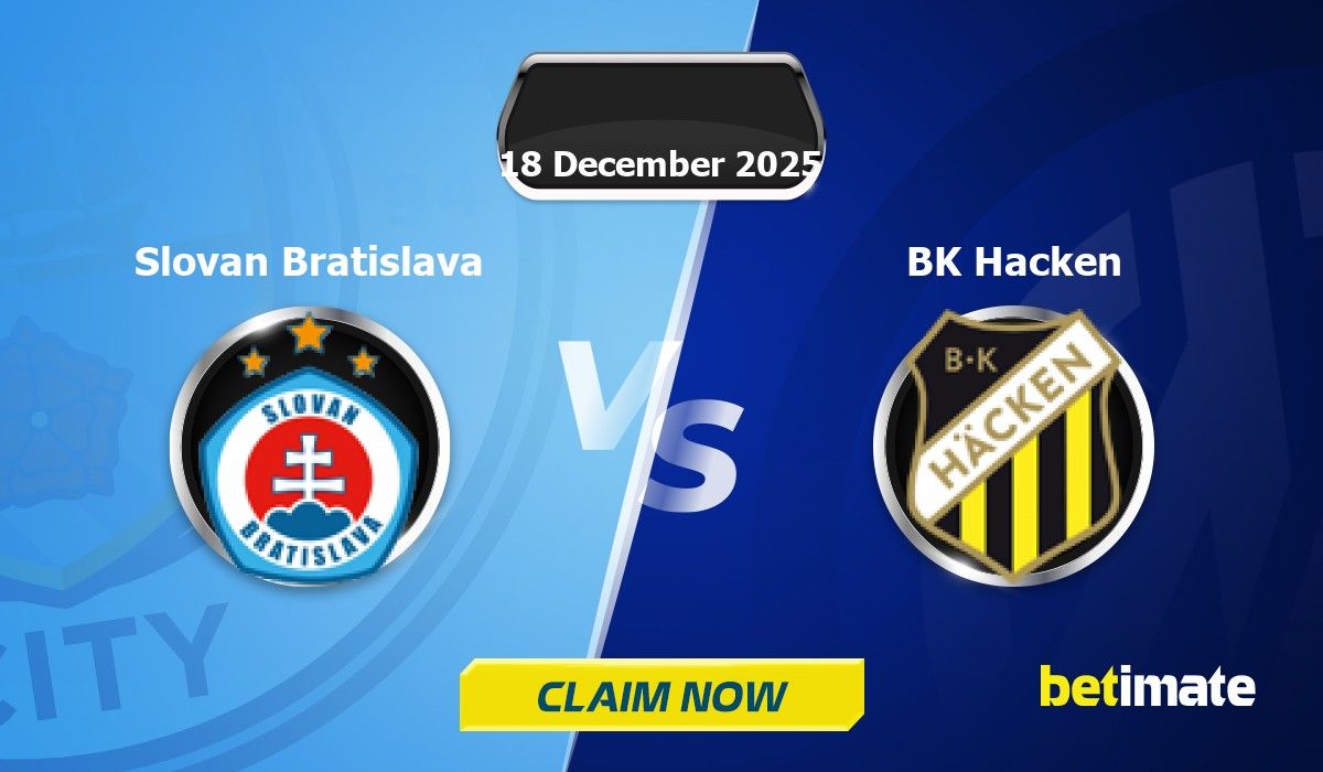 Slovan Bratislava vs BK Hacken Predictions | Expert Betting Tips ...
