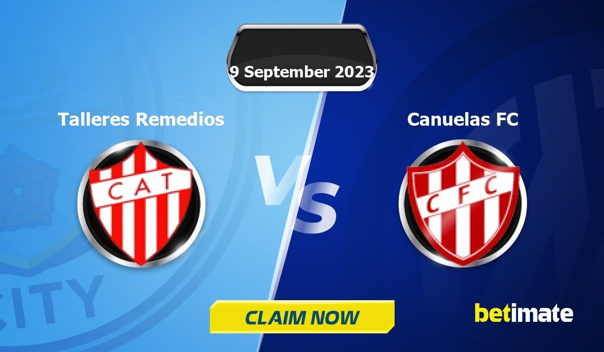 Prévisions du match Talleres Remedios vs Canuelas FC  Conseils d'expert en  paris sportifs et statistiques 10 Sep 2023