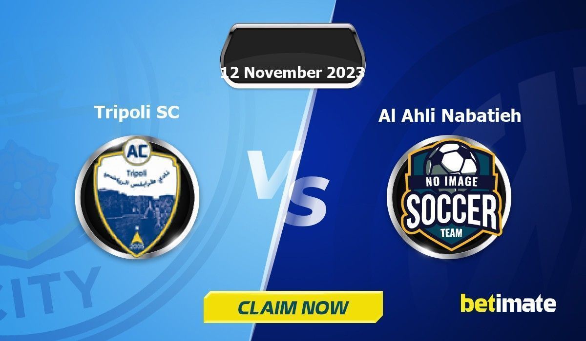 Tripoli SC vs Al Ahli Nabatieh Vorhersagen ExpertenTipps & Statistiken