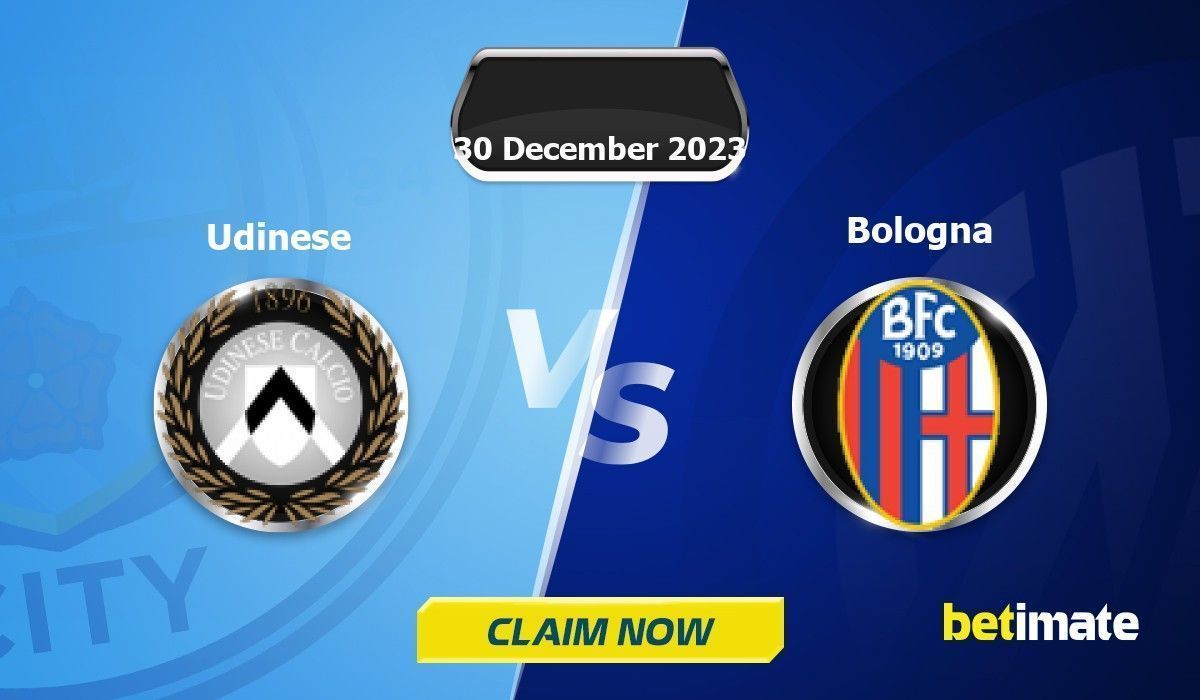 Udinese vs Bologna Predictions Expert Betting Tips & Stats 30 Dec 2023