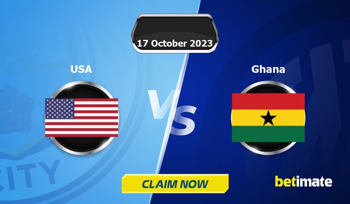 USA vs Ghana Predictions Expert Betting Tips & Stats 18 Oct 2023