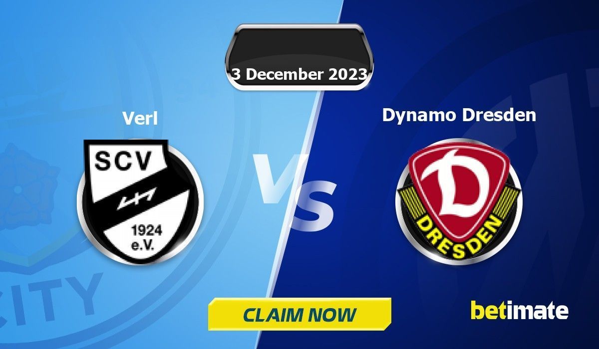 Verl vs Dresden Prediction and Picks today 3 December 2023 Football