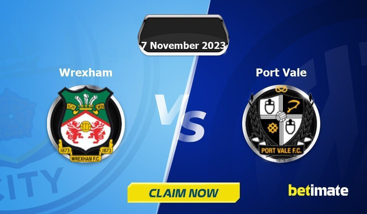 Wrexham vs Port Vale Förutsägelser Experttips & Statistik