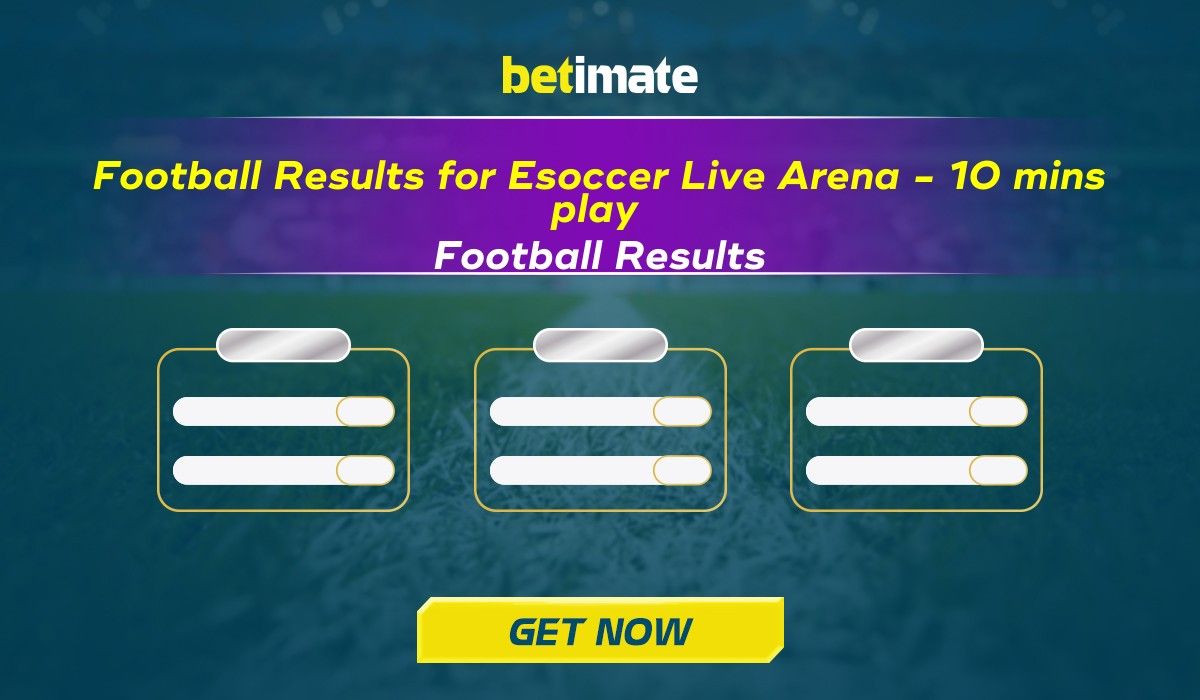 Football Results for Esoccer Live Arena