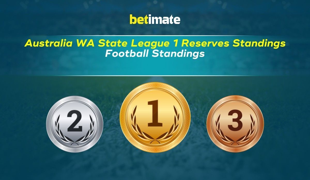 Australia WA State League 1 Reserves Standings League Table & Team