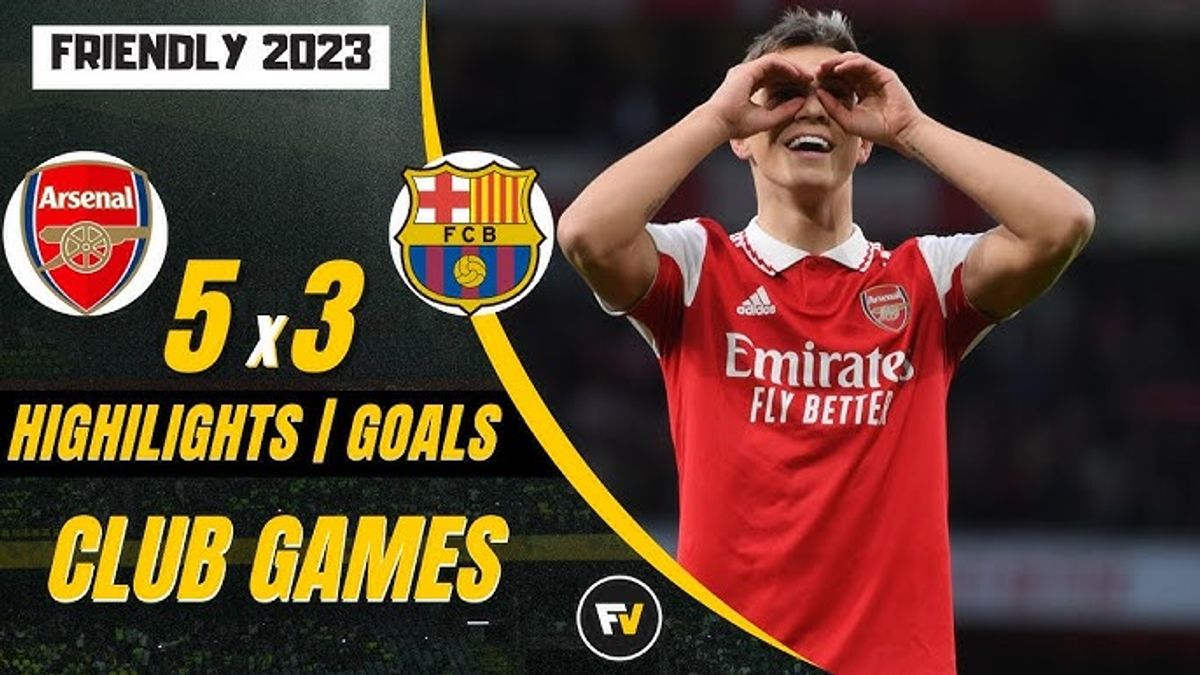 Resumen Arsenal vs Barcelona (5 3, Vídeo Amistosos Club Elite)