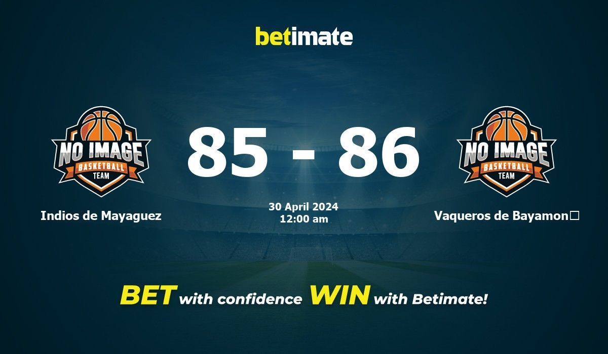 Indios de Mayaguez vs Vaqueros de Bayamon Basketball Prediction, Odds