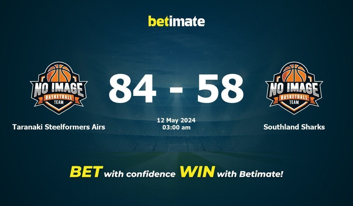 Taranaki Steelformers Airs vs Southland Sharks Basketball Prediction