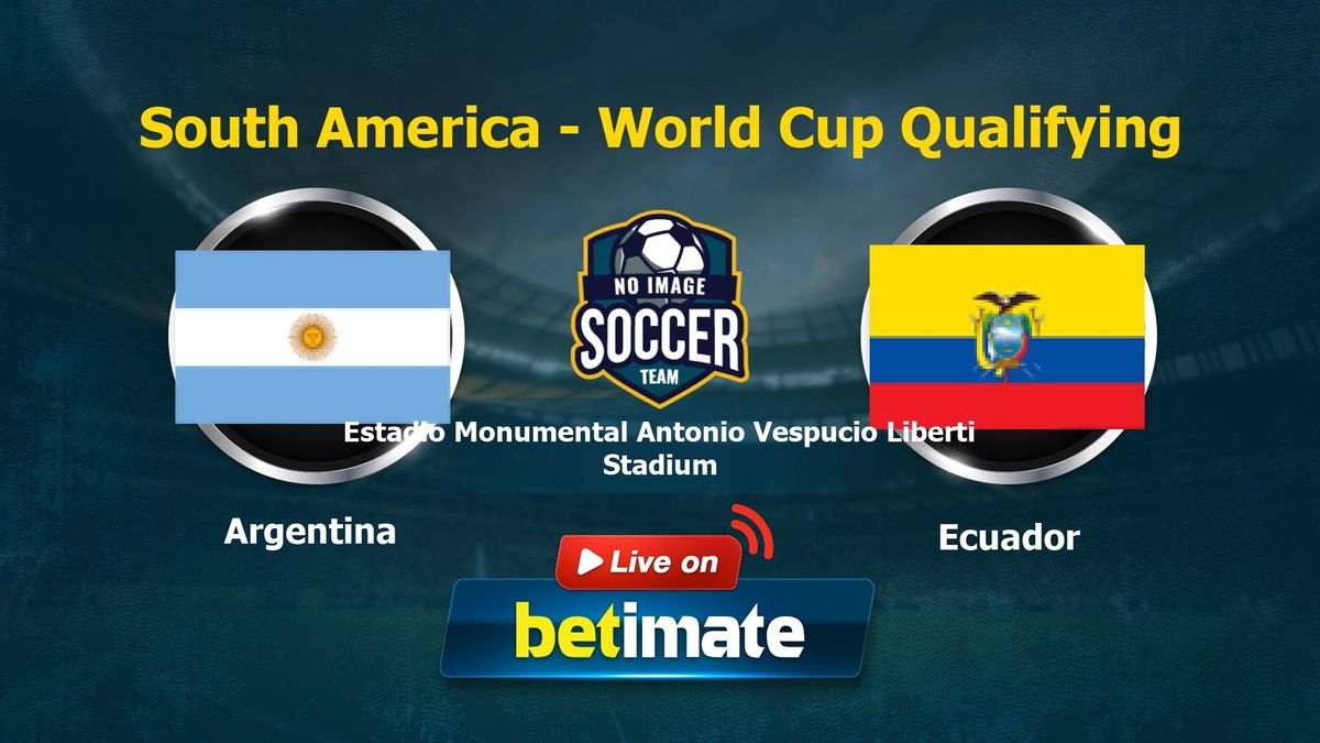 Comentário e resultado ao vivo de Argentina x Equador, 08/09/2023