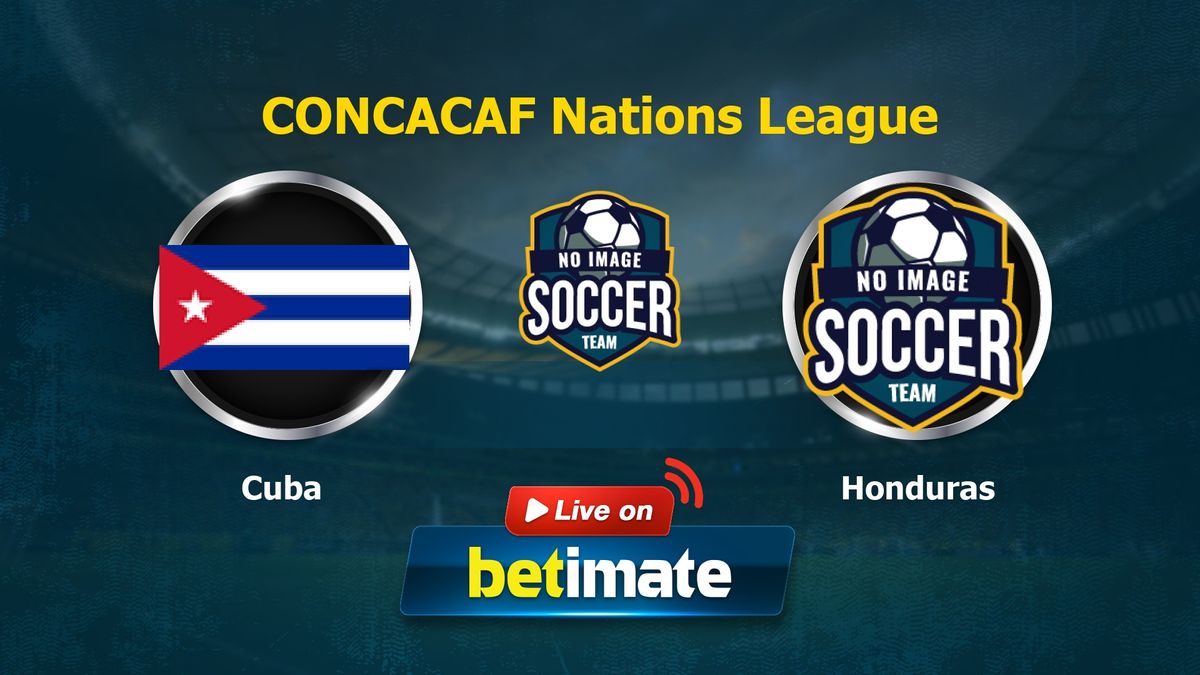 Honduras vs Cuba live score, H2H and lineups
