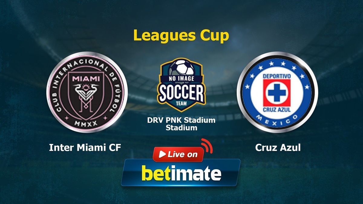 Inter Miami CF x Cruz Azul Comentário e resultado ao vivo, 22/07/2023 (Copa das Ligas)