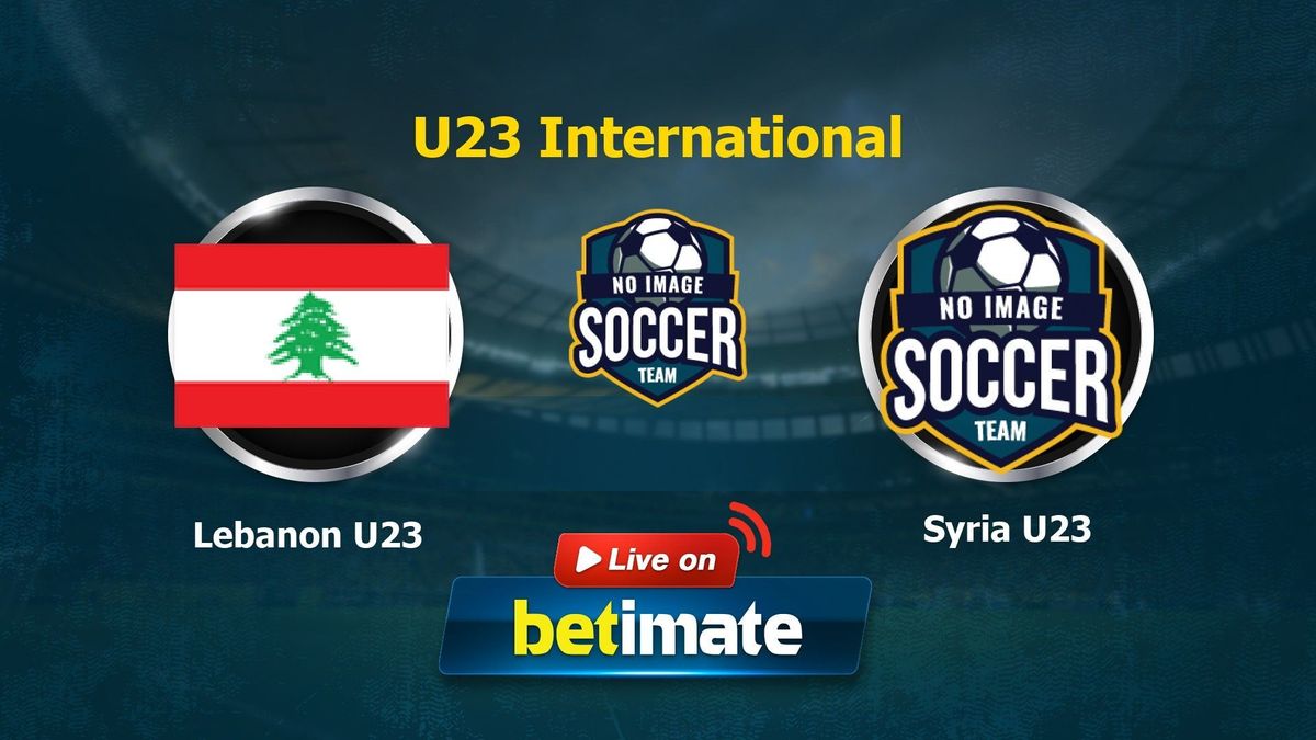 Lebanon U23 vs Syria U23 Live Commentary & Result, 12/28/2023(U23