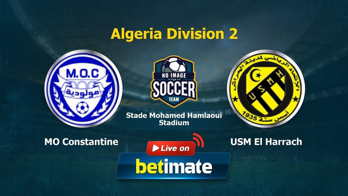 MO Constantine vs USM El Harrach 现场解说及赛果，2024 年 1 月 24 日（阿尔及利亚 Division 2）