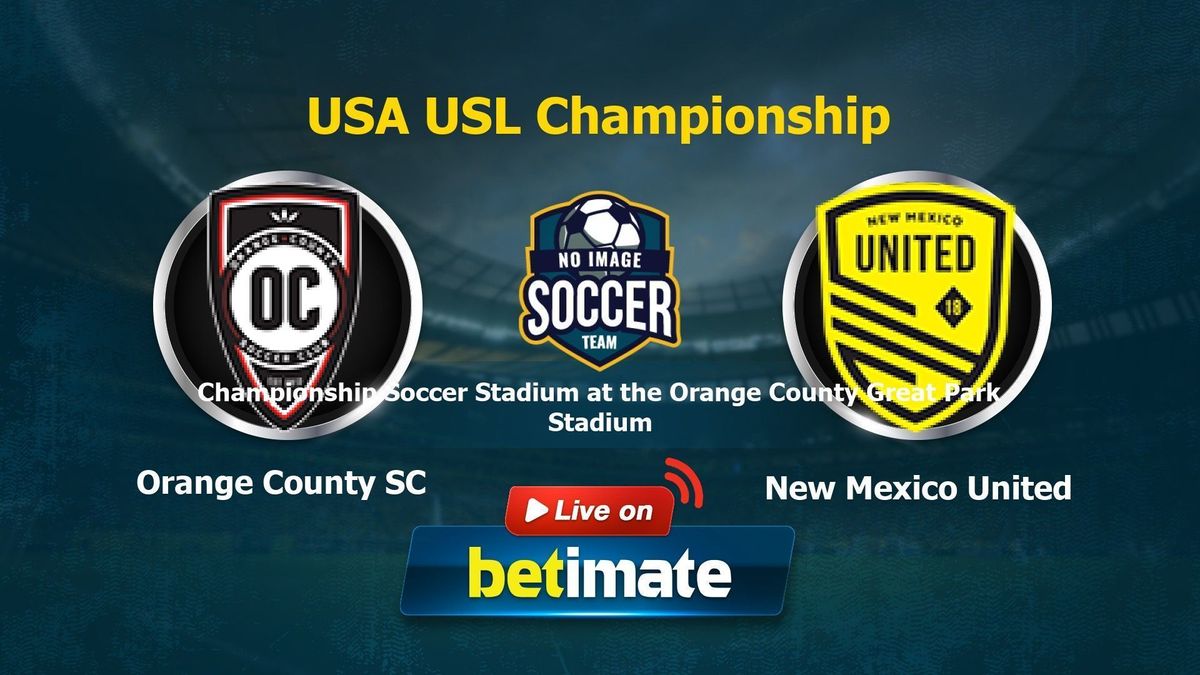Orange County SC vs New Mexico United Live Commentary & Result, 07/30