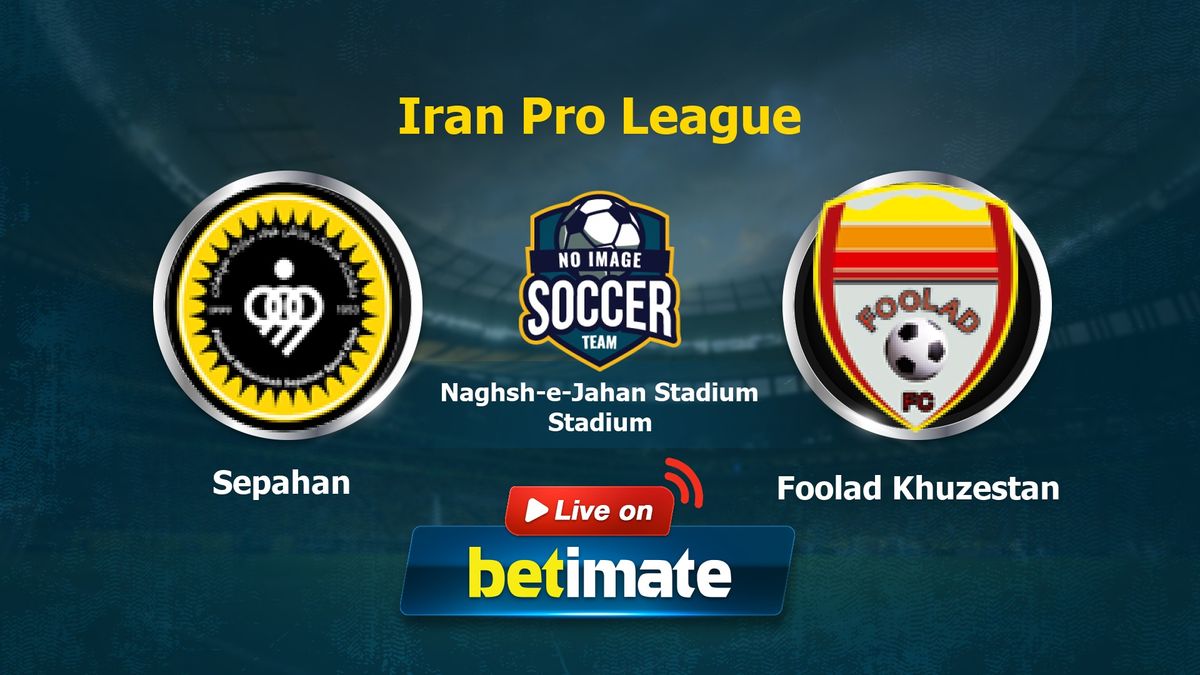 Comentário e resultado ao vivo de Sepahan x Foolad Khuzestan, 14