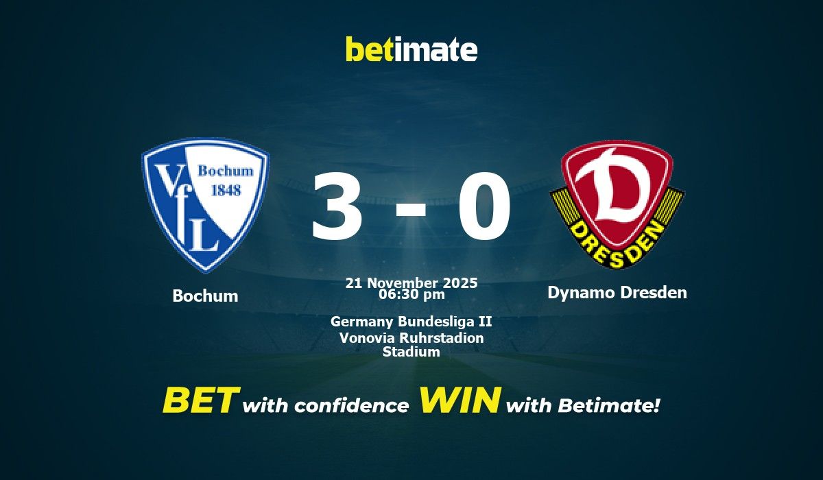 classifica di bochum - dinamo dresda