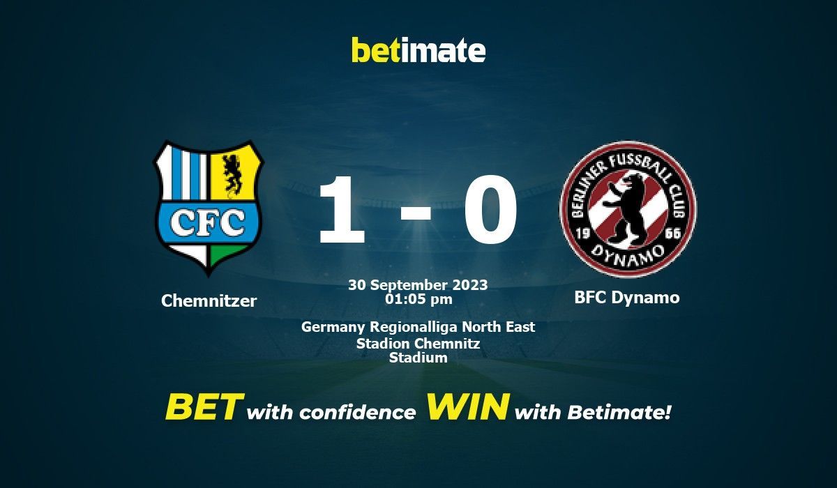 Chemnitzer vs. BFC Dynamo Vorhersage, Quoten
