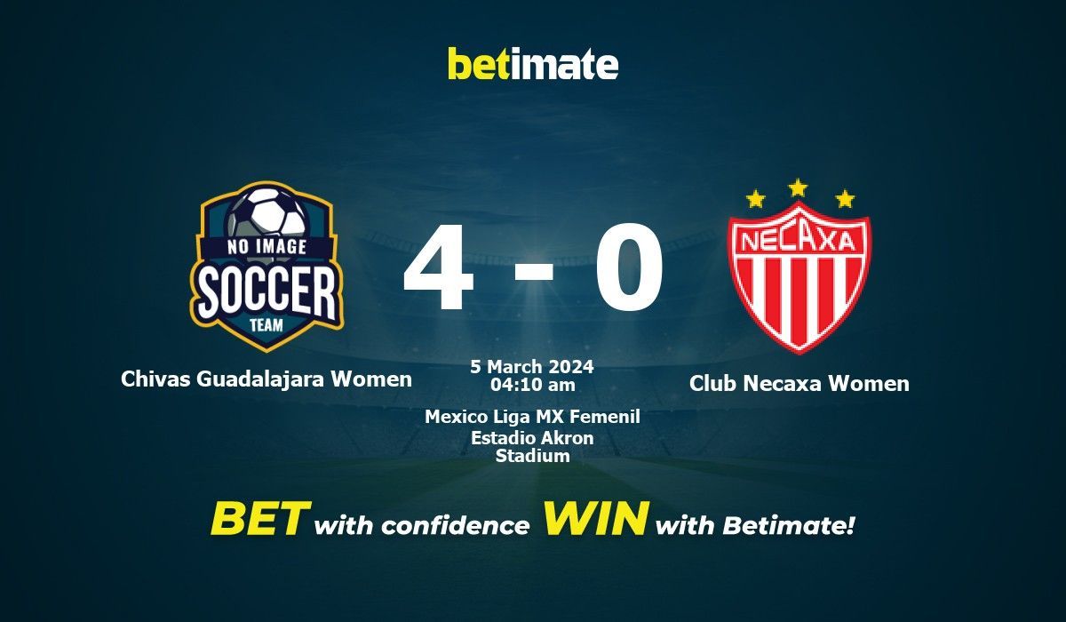 Chivas Guadalajara Frauen vs. Club Necaxa Frauen Vorhersage, Quoten und