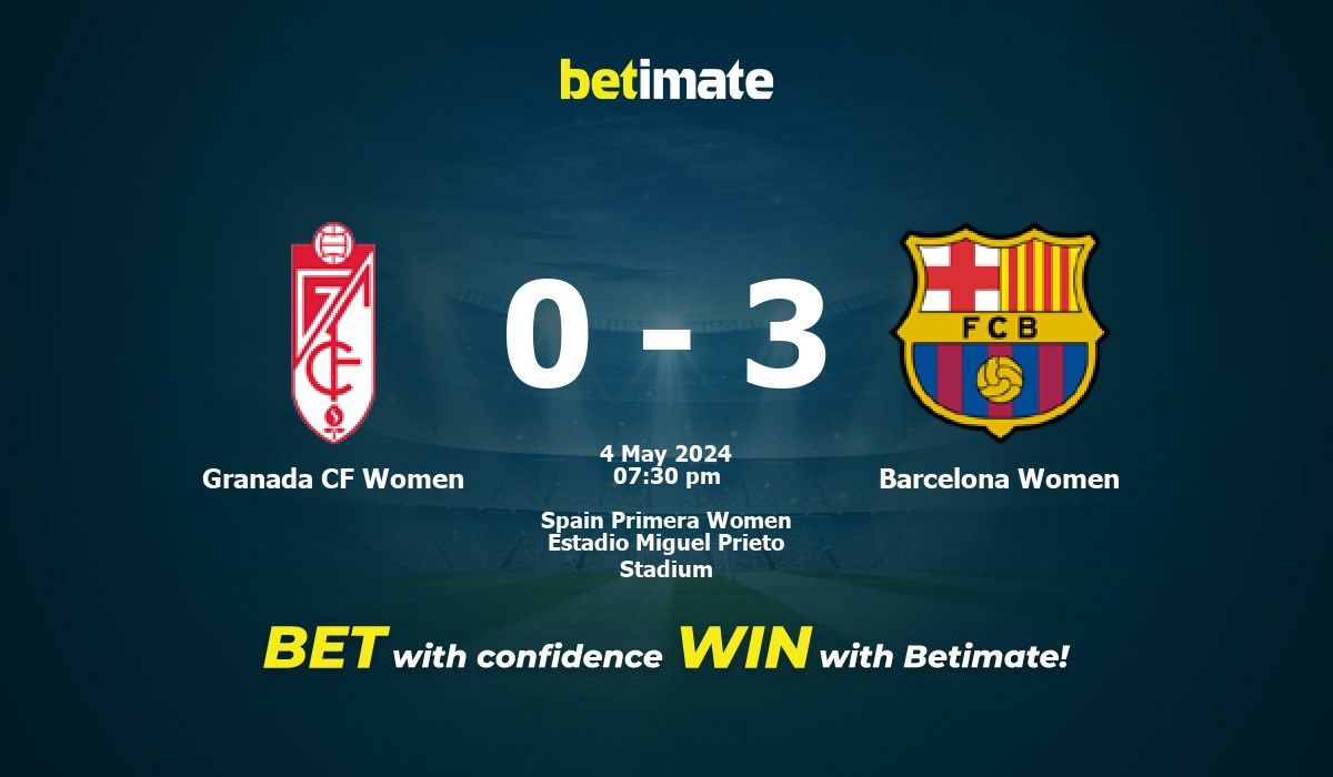 Granada CF Frauen vs. Barcelona Frauen Vorhersage, Quoten und Wetttipps