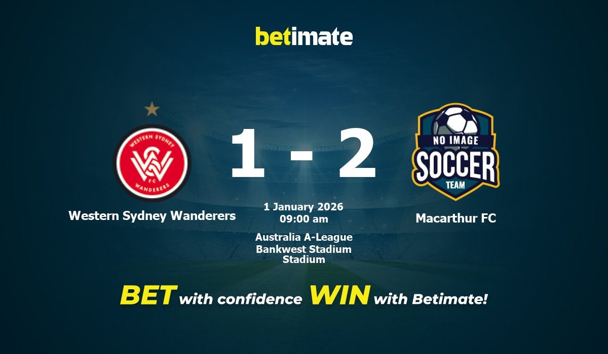 Western Sydney Wanderers vs Macarthur FC Prediction, Odds & Betting