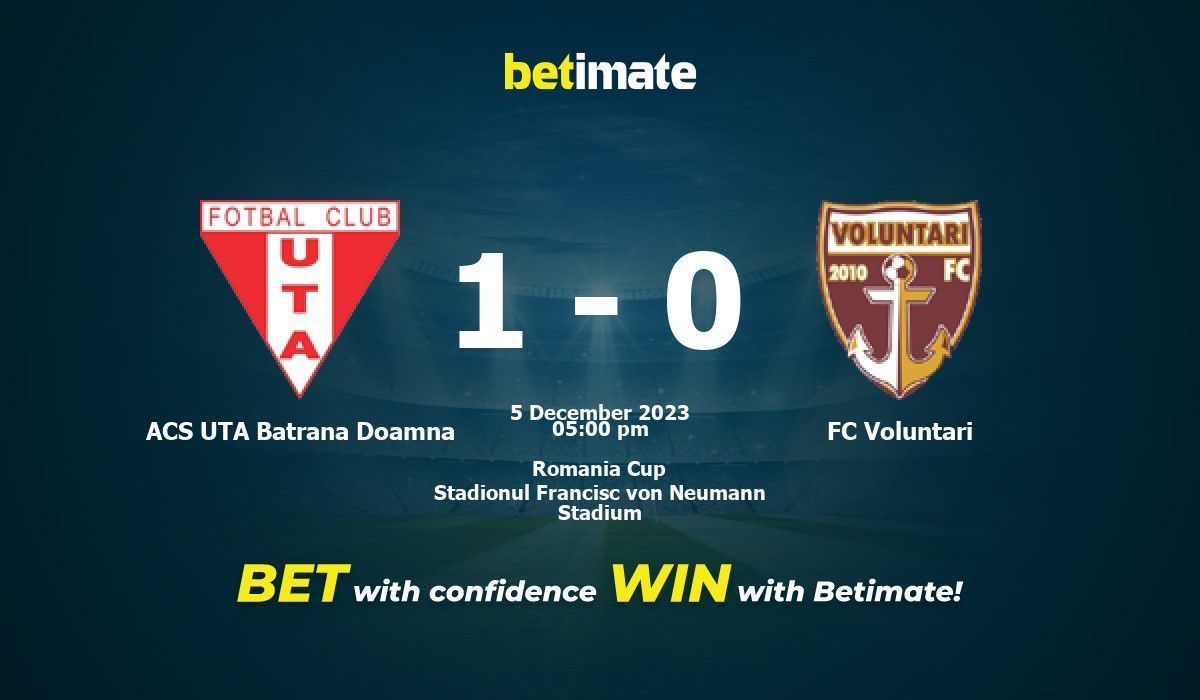 Hermannstadt vs FC Voluntari - live score, predicted lineups and